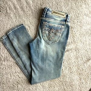🌸 ROCK REVIVAL Hanaya Ankle Skinny Jeans 🌸